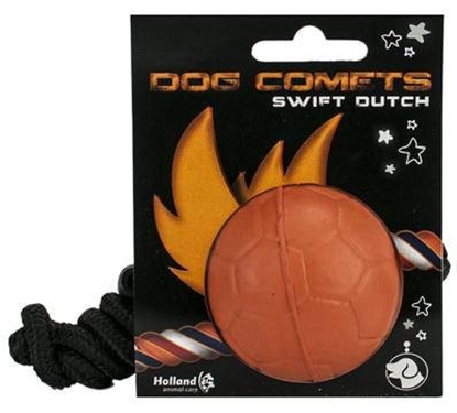 Picture of Dog Comets Ball Swift Dutch with rope